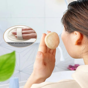 edistore, edistore.us, 1/10Pcs Natural Loofah Facial Cleaning Towel for Face Body Scrub Skin Exfoliating Sponge