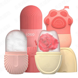 edistore, edistore.us, 2-IN-1 Silicone Ice Roller Mold Mini Portable Face Cleansing Tool 