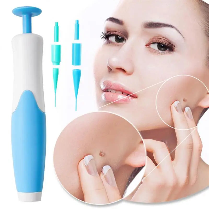 edistore, edistore.us, 2 In1 Painless Auto Skin Tag Mole Removal Kit Cleaning Tools Face Skin Care