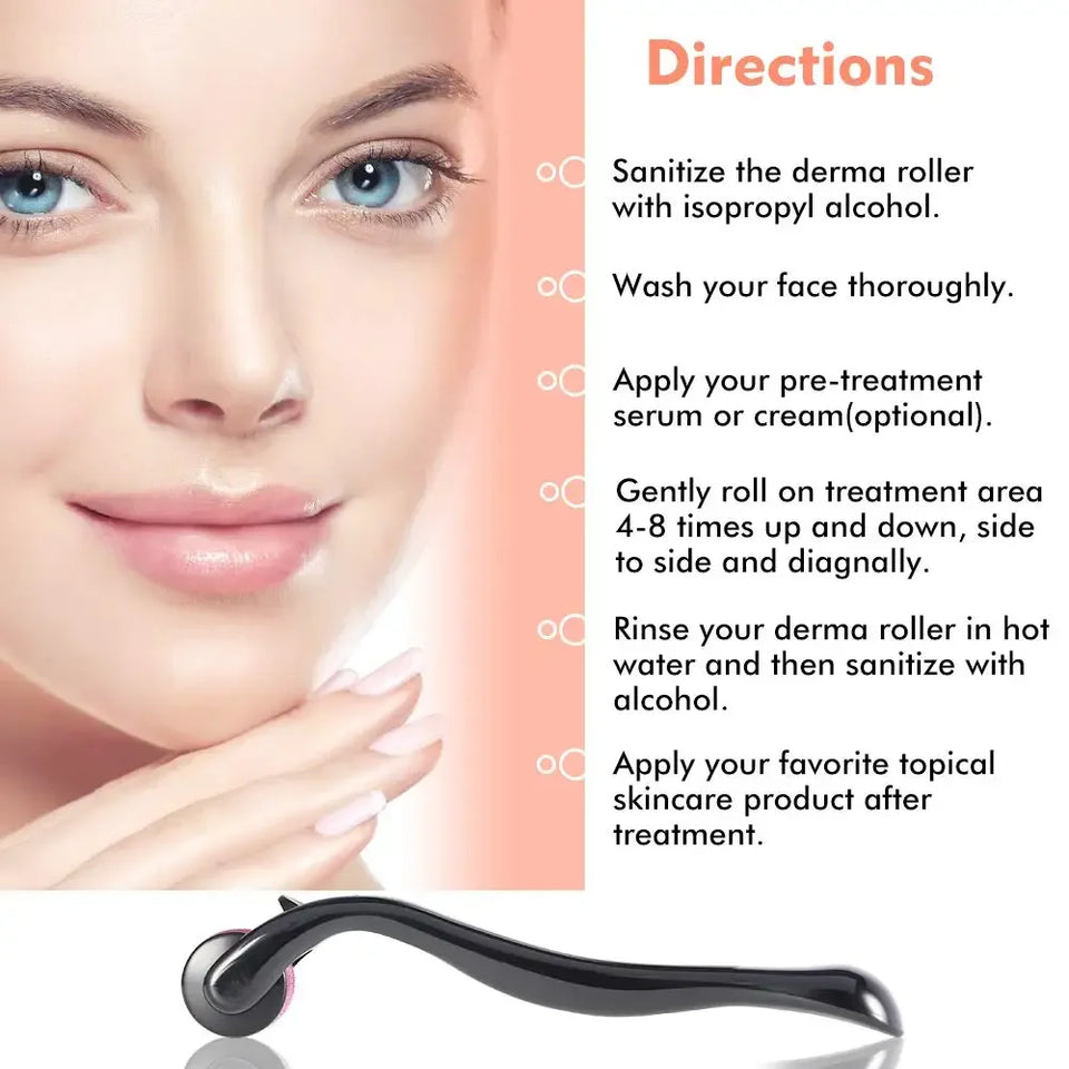 edistore, edistore.us, Titanium MicroNidle Anti Acne Face Skin Care Treatment Dermaroller