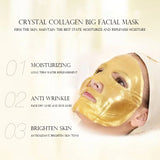 edistore, edistore.us, 10pcs Crystal Collagen Gold Face Masks Beauty Skin Care