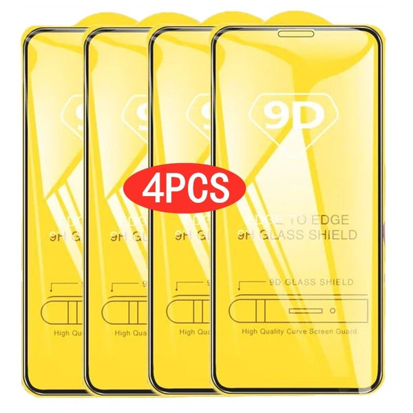 edistore.us, 2/4PCS 9D Screen Protector Tempered Glass for iPhone